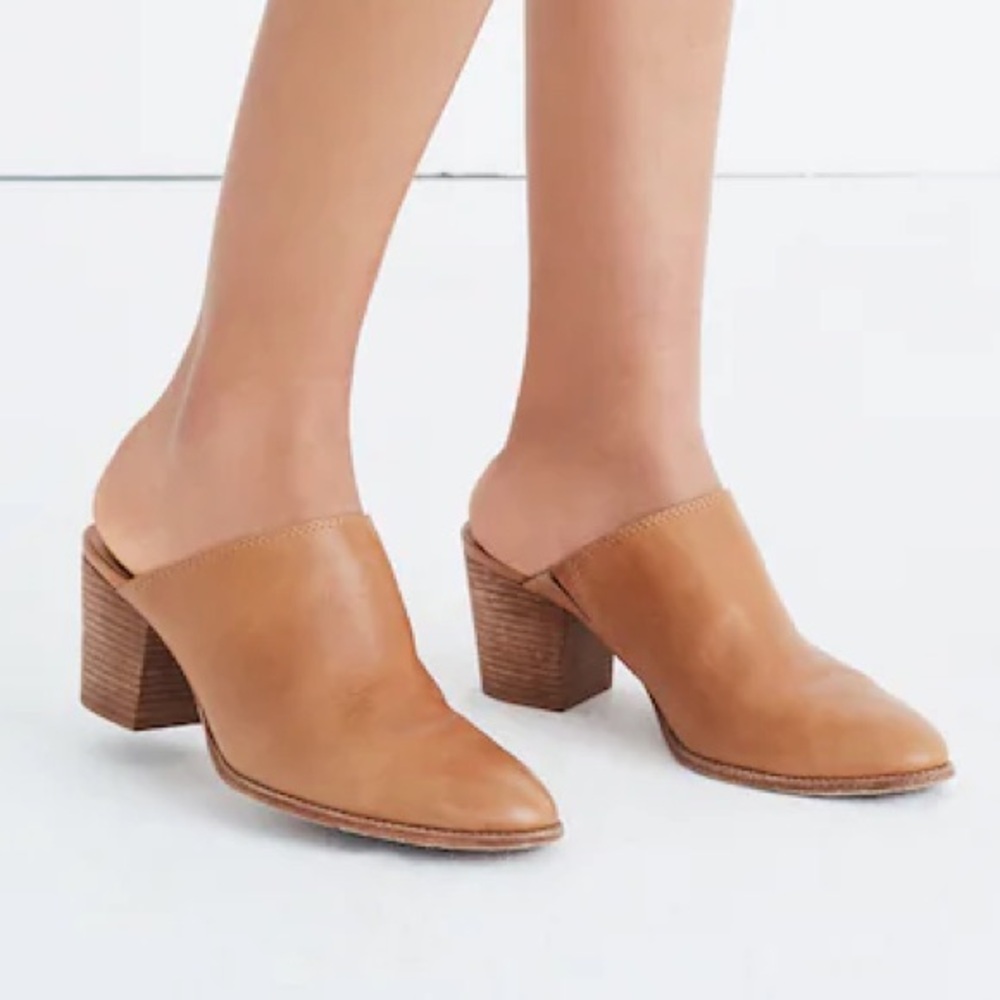 Madewell The Harper Tan Mule - Picture 2 of 7